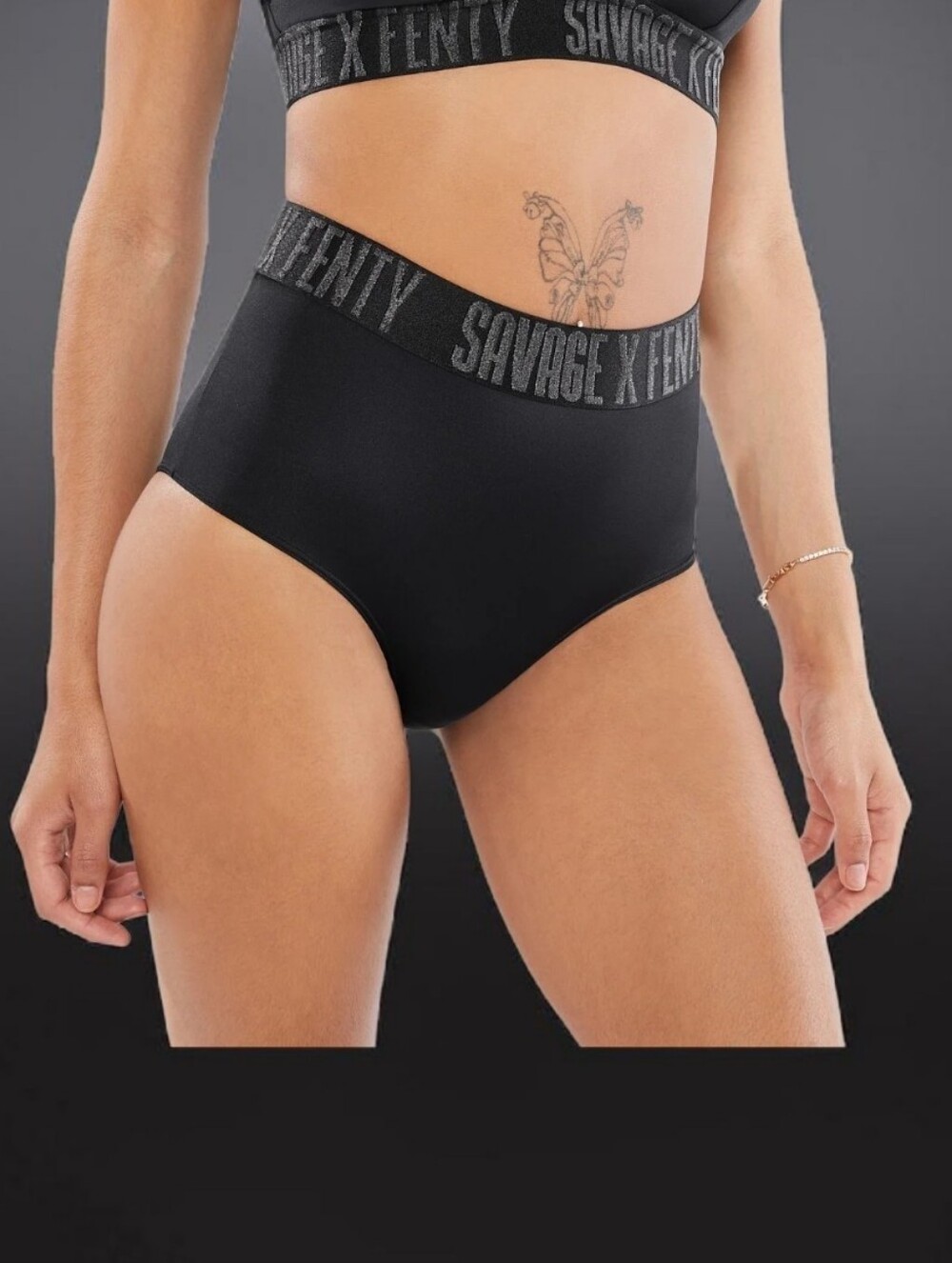 Savage X Fenty Forever Savage Booty Short Black Size Small